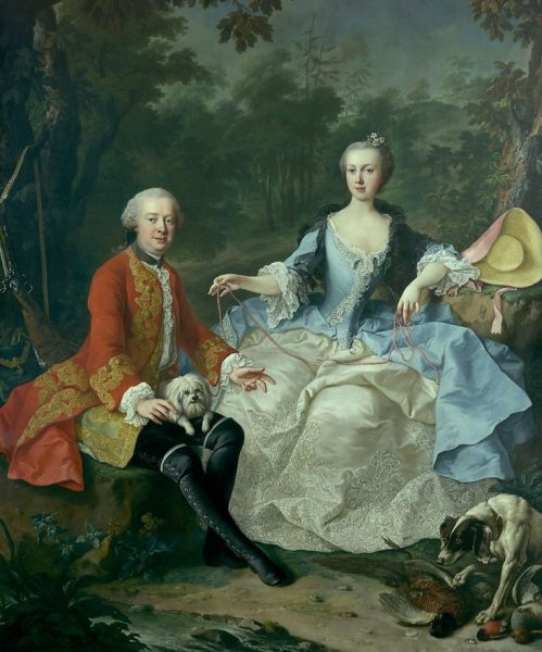 Count Giacomo Durazzo and Ernestine Aloisia Ungnad von Weissenwolff, 1760. Artist Martin van Meytens the Younger (Swedish, 1695–1770) Count Giacomo Durazzo and Ernestine Aloisia Ungnad von Weissenwolff, 1760. Artist Martin van Meytens the Younger (Swedish, 1695–1770)
